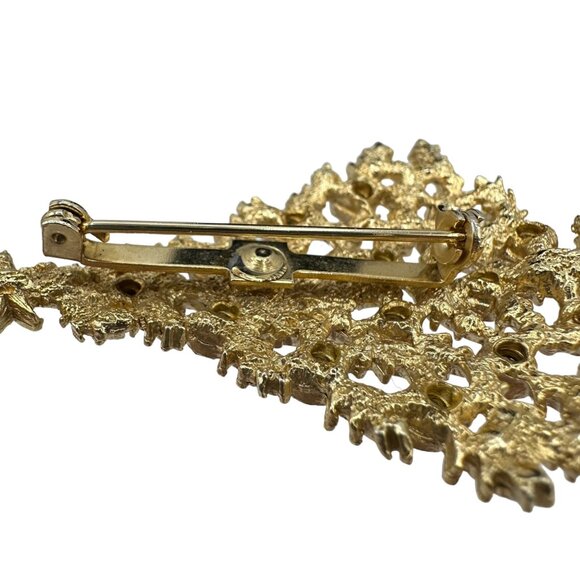 Christmas Tree Brooch Silver Tone Multicolor Rhinestones Jewelry Costume Fashion - Picture 12 of 12